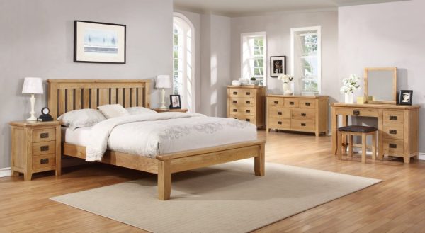 Denver Solid Oak Bed Frame